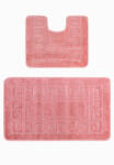 Set Baie Set 2 Covorase Baie Ethnic Dusty Rose, Diverse Dimensiuni (8680318613875) Covor baie