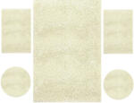Fantasy Set 5 Covoare Fantasy 12500-10, Alb: 2 buc. 80x150 cm, 1 buc. 200x300 cm, 2 buc. rotunde 67 cm (PACHET2-12500-10) Covor