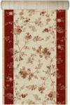 Delta Carpet Traversa Covor, Lotos 551, Crem Grena, Latime 80 cm, Diverse Lungimi, 1800 gr mp (551-120-085) Covor