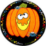 Kolibri Covor Kolibri, Rotund, Halloween Dovleac, 67x67 cm, 2300 gr mp (4823057760613) Covor