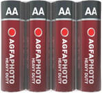 AgfaPhoto Elem, AA, 4 db, féltartós (szén-cink), zsugor, AGFAPHOTO Heavy Duty (AGHDAA4) - officemarket