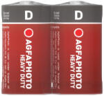 AgfaPhoto Elem, D góliát, 2 db, féltartós (szén-cink), zsugor, AGFAPHOTO Heavy Duty (AGHDD2) (AGHDD2)