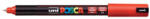 uni Dekormarker, 0, 7 mm, UNI Posca PC-1MR, piros (TUPC1MRP) - officemarket