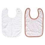 BÉbÉ-jou Frottír előke 0-36hó 2db fabulous hearts b3034061