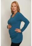 R&d Zsófi hosszú ujjú kismama felső/tunika (2xl/3xl) türkiz 00408