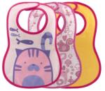 Chicco Easy meal előke 6hó 3db-os rózsaszín ch0163011