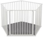 Babydan Park a kid járóka és térkorlát matraccal 360cm fehér bd67114-2400-1300-10