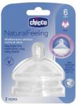 Chicco Natural feeling szilikon etetőcumi gyors folyású 6hó 2db ch0810472