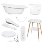 bébé-jou Sense 7 részes babakád és kádállvány fürdető szett white b428801