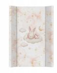 Ceba Baby pelenkázó lap merev 2 oldalú 50x70cm ultra light nyuszi alszik