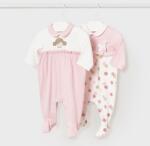 Mayoral Moda rugdalózó szett 2db-os newborn girl 2b - 1-2 hó 1736-63 babyrosa