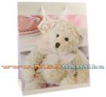 QX dísztasak 14x11 teddymaci/krém 341628