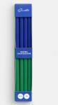 Sentio Моливи Color Blocking Blue-Green HB 4 броя