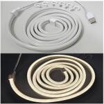 Baterie Centrum Bandă LED flexibilă NEON LED/5V 1, 8 m alb (BC0575)