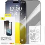 Baseus Diamond privacy edzett üvegfólia iPhone 15 Pro Max üvegfólia