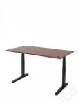  Állítható Asztal - InspiDesk Pro - Dió 178x80 cm lap - Integrált vezérlő - Fekete láb