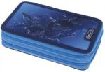 Herlitz Penar echipat, 23 piese, cu 2 fermoare, Deep Sea, Herlitz HZ50043385 Penar