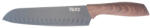 Voltz Cutit de bucatar Santoku Oliver Voltz OV51633WS, 18 cm, Maner ergonomic, Maro (OV51633WS)
