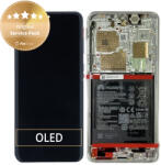Huawei P60 Pro - Ecran LCD + Sticlă Tactilă + Ramă + Baterie - 02355MUT Genuine Service Pack