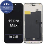 Apple Ecran In-Cell FHD pentru iPhone 15 Pro Max, Sticlă tactilă cu ramă, FixPremium