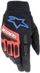 Alpinestars Full Bore XT motocross kesztyű fekete-piros-kék-fehér