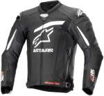 Alpinestars GP Plus R 4 Rideknit bőr motorkerékpár kabát fekete-fehér