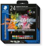 STAEDTLER Флумастри Staedtler Pigment Brush 371, 24 цвята (31654-А-371 C24-1)