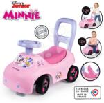 Smoby Bébitaxi és járássegítő Minnie Auto Ride On Smoby ergonomikus háttámlával és tárolóval az ülőke alatt 10 hó-tól (SM720544W)