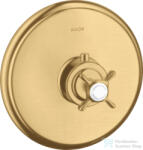 Hansgrohe Axor Montreux Highflow falsík alatti termosztátos színkészlet, szálcsiszolt arany hatású 16815250 (16815250)