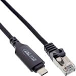 InLine Cablu de retea RJ45 USB 3.2 type C la RJ45 LAN Gigabit 2m, InLine IL33381A (IL33381A)