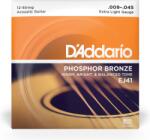D'Addario EJ41 Phosphor Bronze 12-húros 9-45 akusztikus gitárhúr - gitarcentrum