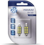 m-tech LED Sofita C5W 41 mm 8LED (5050) CANBUS hideg fehér (2db) - M-TECH