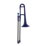pBone-pTrumpet pBone harsona mini, műanyag, kék