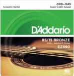 D'addario EZ890 - 85/15 bronze akusztikus gitárhúr készlet
