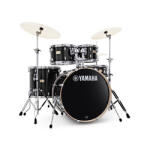 Yamaha SBP2F5 Stage Custom Birch dobszerelés, Raven Black, HW780 állványzattal