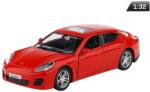 Welly Makett autó, 1: 43, RMZ Porsche Panamera Turbo, piros