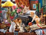 SunsOut - Puzzle Pisicuțe în biroul scriitorului XXL - 1 000 piese Puzzle