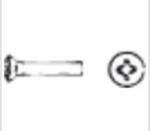 Osculati Nautics Surub cu cap convex in cruce, inox AISI304, 6x40mm, 25buc (A2-966-06X040)