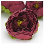  Boglárkafej, bordó színű, mérete: 55 mm