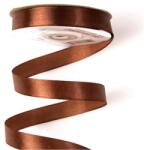  Szatén szalag sötétbarna, szélessége: 12 mm. Az ár egy méterre vonatkozik