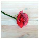  Rózsaszál, piros. Virág átmérője: 50 mm, teljes hossz: 250 mm