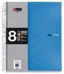 Miquelrius A4 8x25lapos linia albastru caiet cu spirale (A15246181)