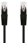 C-TECH patchcord Cat5e, UTP, negru, 0.25m (CB-PP5-025BK)