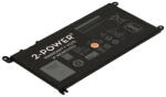 2-Power Baterie de schimb 2-Power pentru Dell 451-BBVN (WDX0R WDXOR) Baterie cu 3 celule 11.4V 3500mAh (CBP3593A)