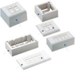 Datacom UTP 2xRJ45 priză Cat5e (încastrat și deasupra tencuielii) (2361)