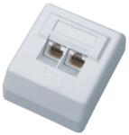 Datacom UTP priză dublă deasupra tencuielii Cat6 FA-1004 (2455)