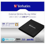 Freecom Unitate Blu-Ray externă Verbatim, 43889, USB 3.1, USB-C, MDISC GRATUIT de 25 GB