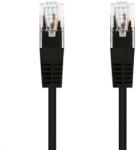 C-Tech patchcord Cat5e, UTP, negru, 2m (CB-PP5-2BK)