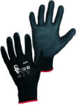 CXS Mănuși acoperite BRITA BLACK, negre, mărimea 06 (3440-001-800-06)