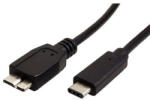 Neutralle Cablu USB (3.0), USB C tată - USB micro B tată, 0, 5 m, rotund, negru, pungă de plastic
